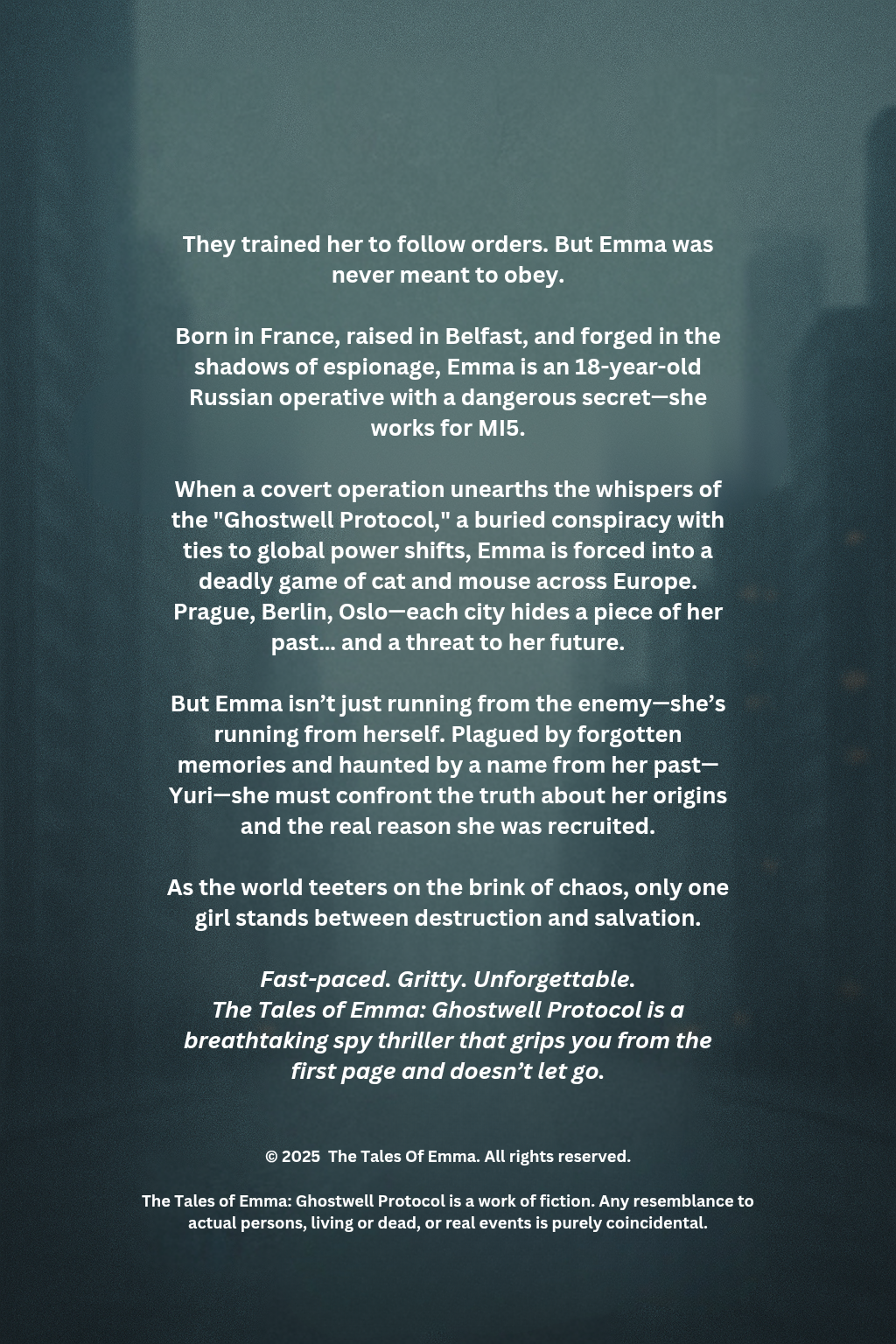 The Tales Of Emma - Ghostwell Protocol - Softcover - Signed Copy - Image 3